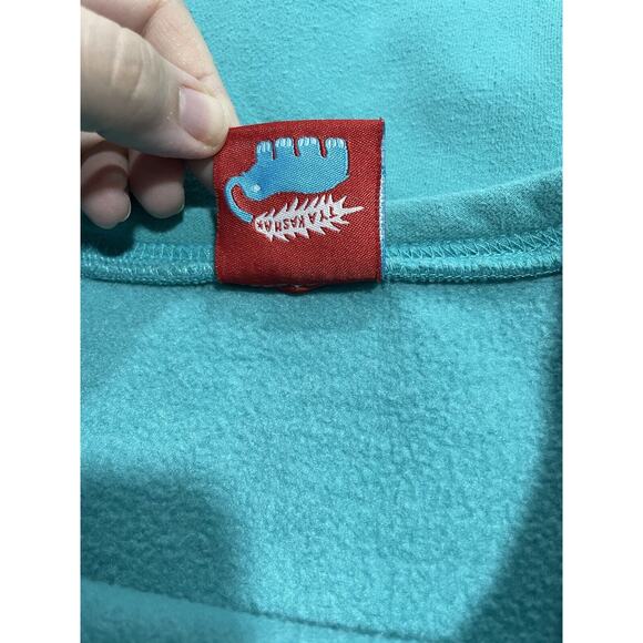 TYAKASHA Teal Blue Sweatshirt Pullover Snowman Women's OS RARE! - Picture 7 of 11